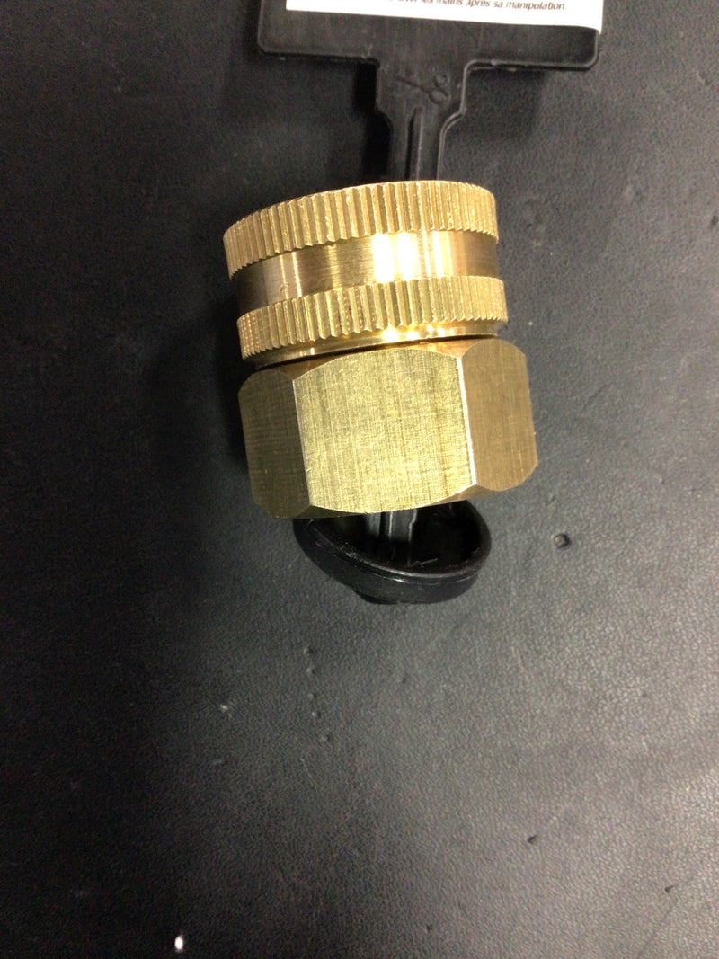 Hose Nipple Female Solid Brass C964Z3/4