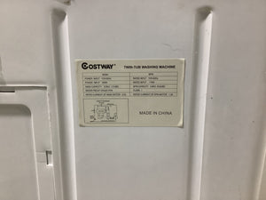 Costway Twin-Tub Washing Machine