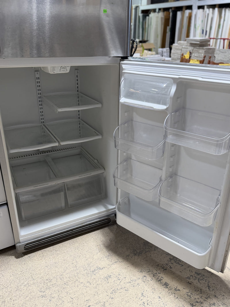 Frigidaire Top-Freezer Refrigerator - Stainless Steel