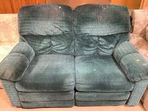 Plush Green Recliner