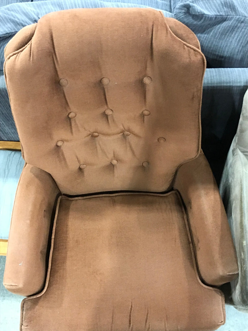 Brown Spinning ArmChair