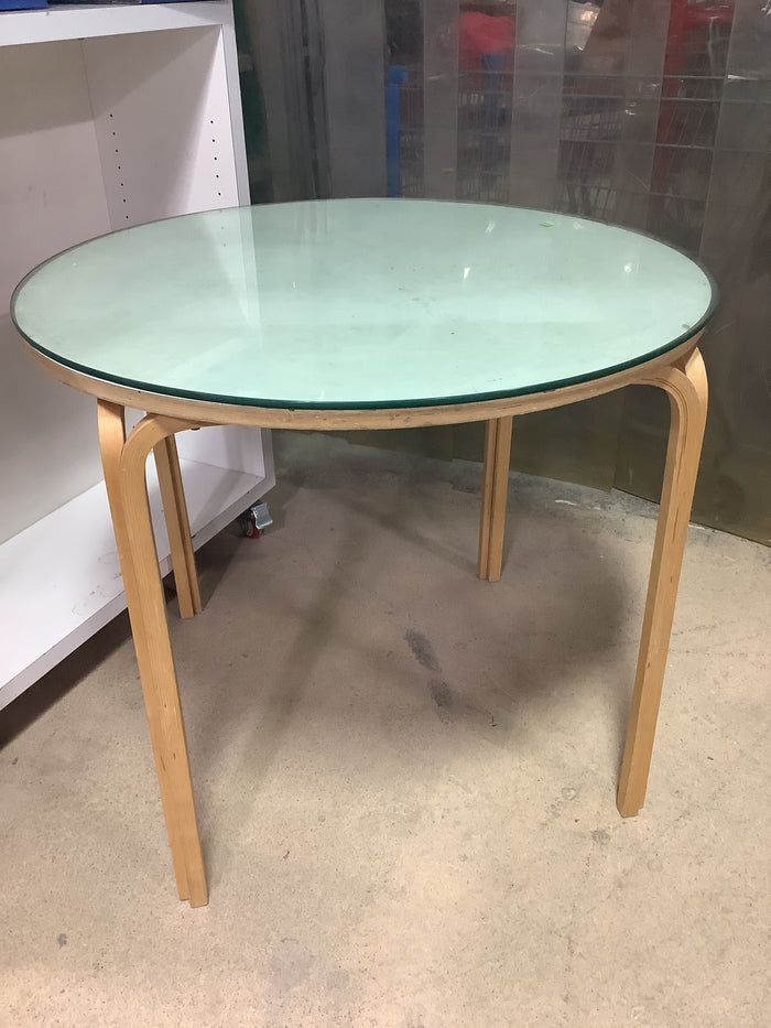 MCM Glass Top Table