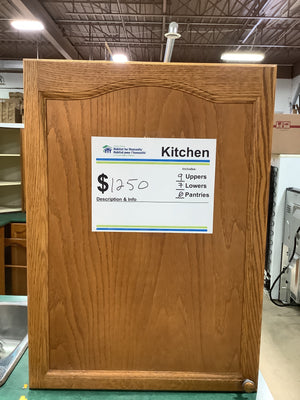 Mid-Century Kitchen Cabinet Set
