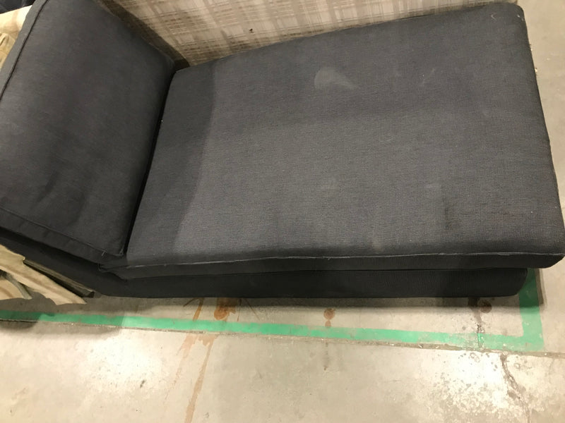 Charcoal Grey Lounger Sofa