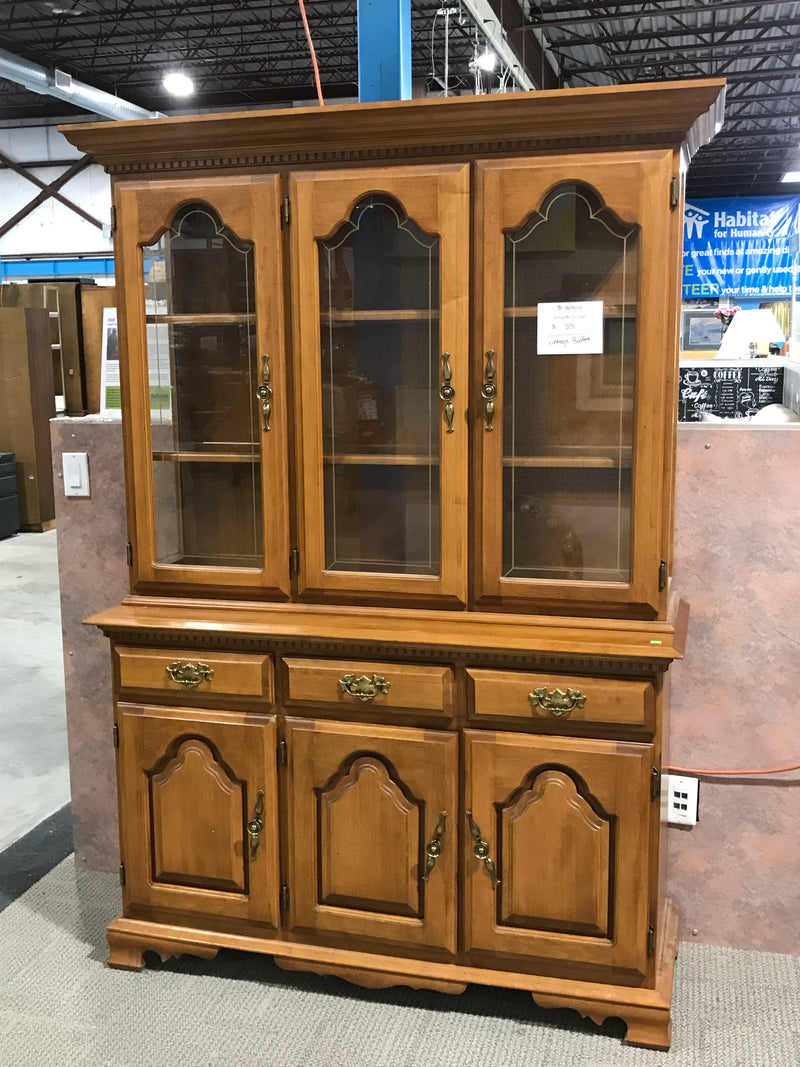 Vintage Hutch Buffet