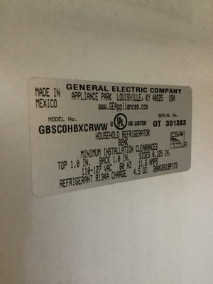 GE Bottom-Freezer Fridge