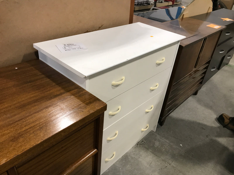 White 4 drawer dresser