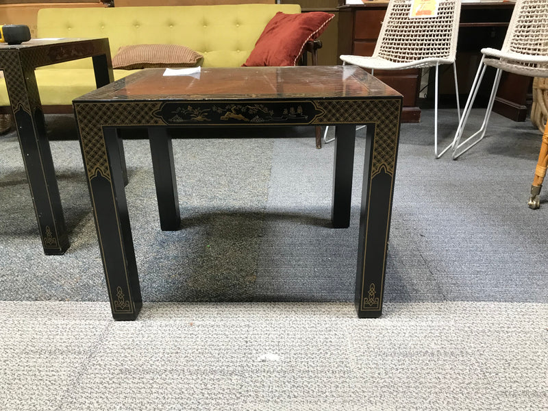 Side Table With Asia Motifs