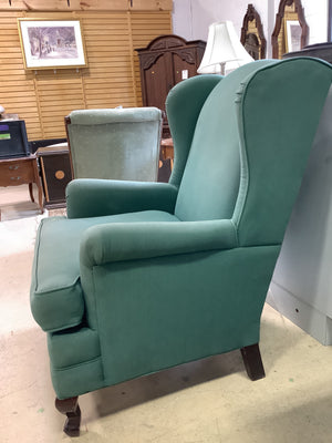 Green Wingback Armchair