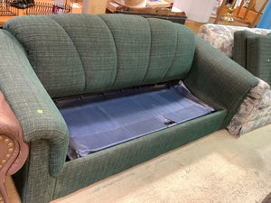 Green Mid Century Sleeper Couch
