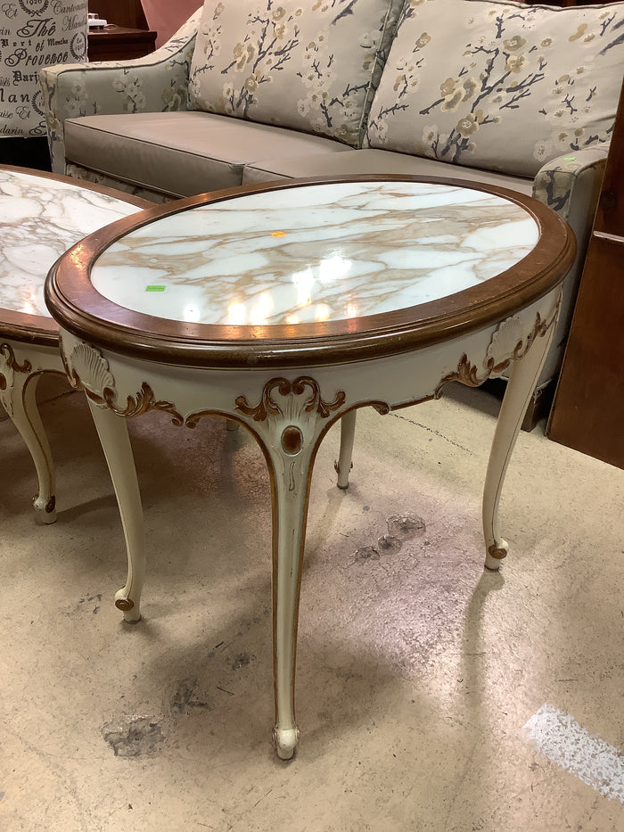 French Marble Side Table