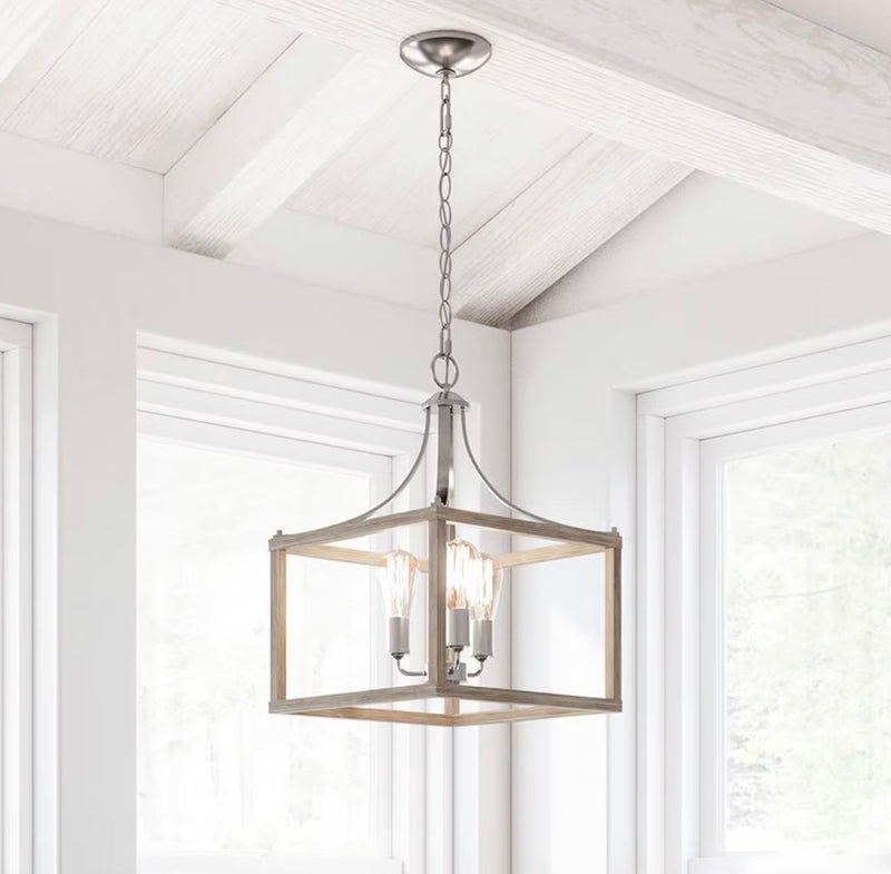 Boswell 3-Light Pendant in Brushed Nickel