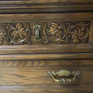 Traditional Carved Chest-of-Drawers