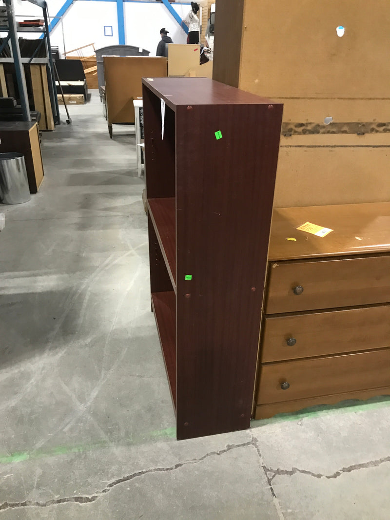 Red Veneer Bookcase