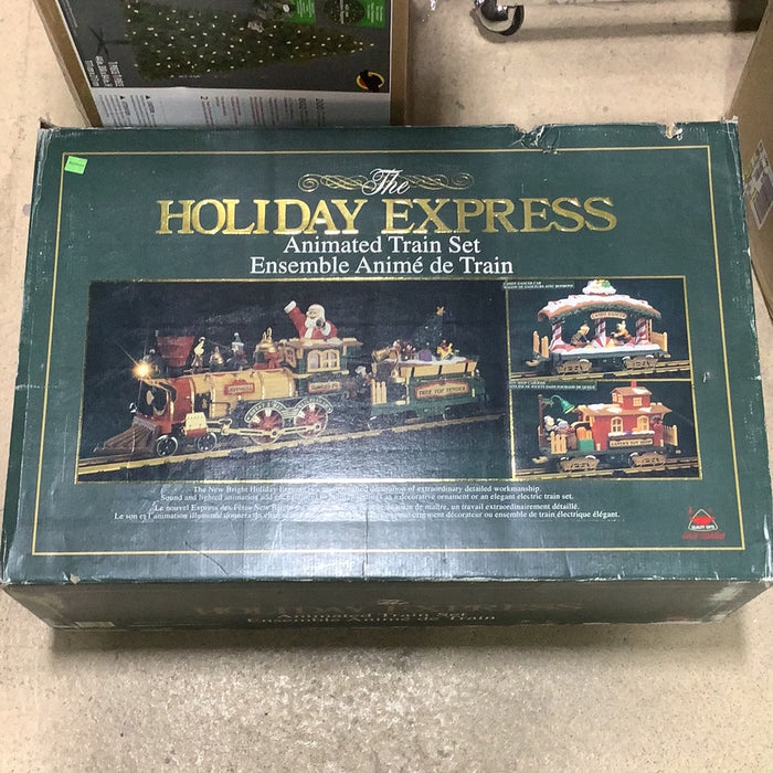 Animated Holiday Train Set