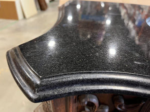 Antique-Style Bathroom Vanity with Black Granite Top