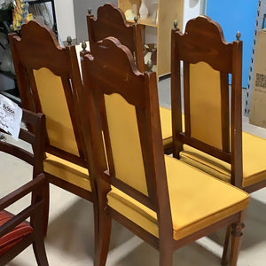Yellow Cushion Dining Chair