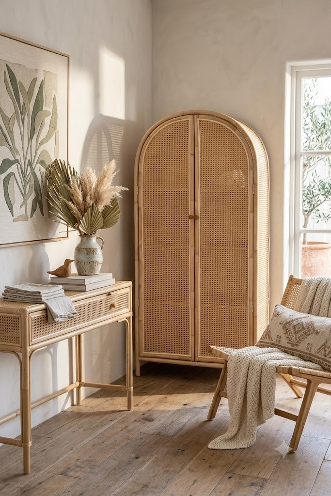 REISEN Rattan Wardrobe