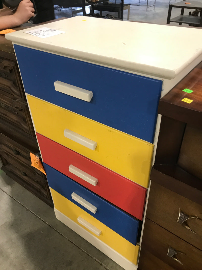 Red, Yellow and Blue Dresser