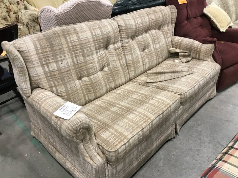 Beige Sofa With Pullout Bed