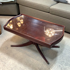 Glass Insert Coffee Table