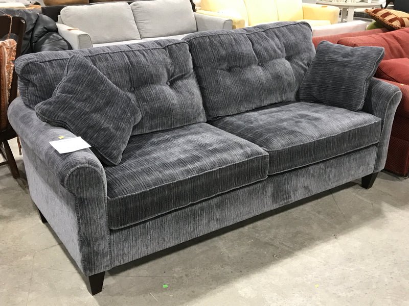 Charcoal Corduroy LazyBoy Loveseat