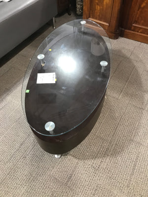 Tiered Glass Top Coffee Table
