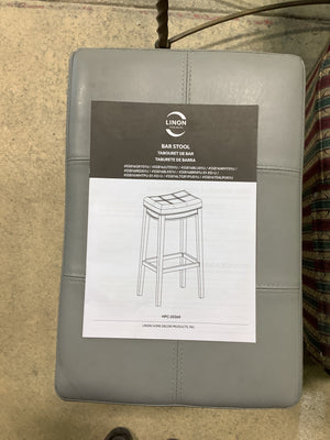 Linon Grey Bar Stool