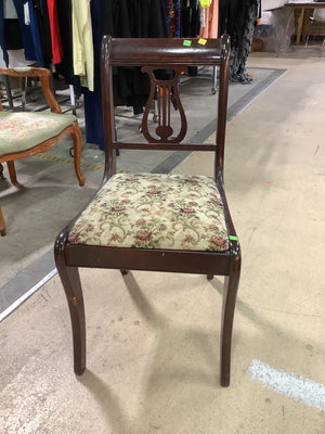 Vintage Harp-Back Dining Chair