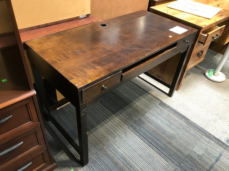 Dark Brown 2 Drawer Desk