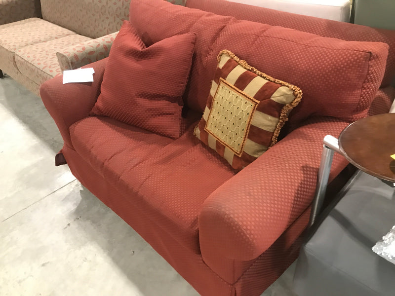 Red Woven Love Seat