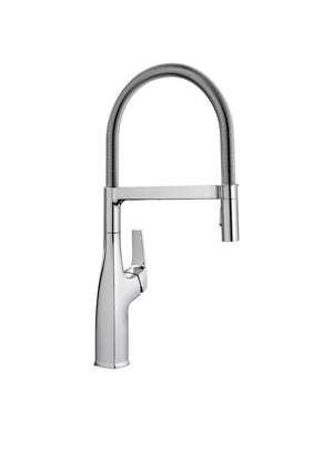 Blanco Rivana Semi-Pro Pull-down Dual Spray Kitchen Faucet - Chrome