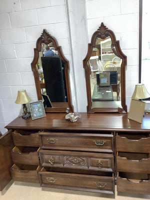 1970s Vintage Wood Dresser