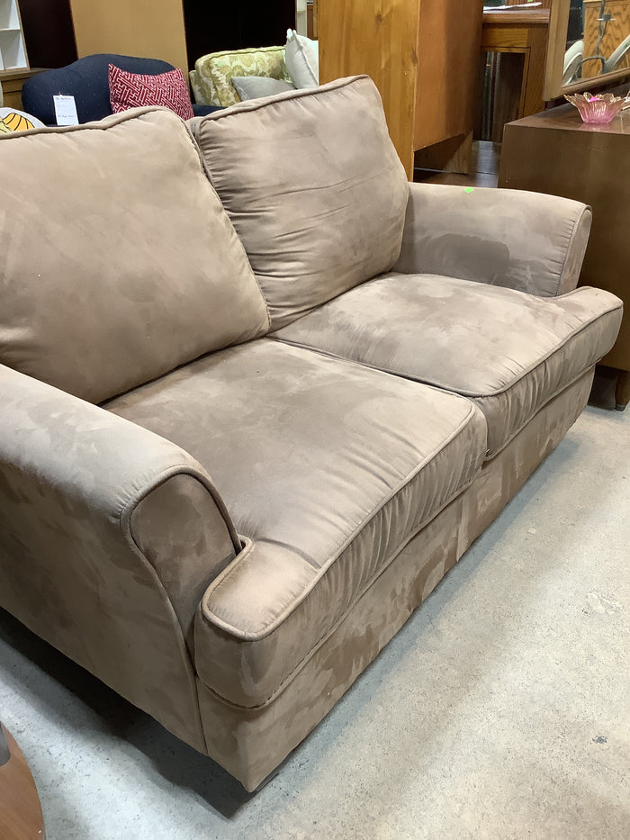 Beige Loveseat