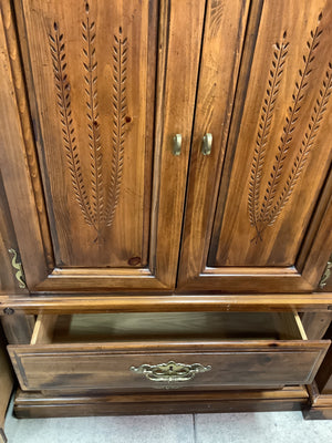 Mid- Century Oakwood Armoire