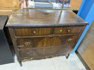 Classic Dark Wood Four-Drawer Dresser