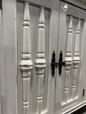 White Upcycled Sideboard