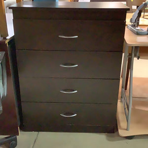 4 Drawer Black Dresser