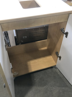 Short Tanned Bathroom Vanity