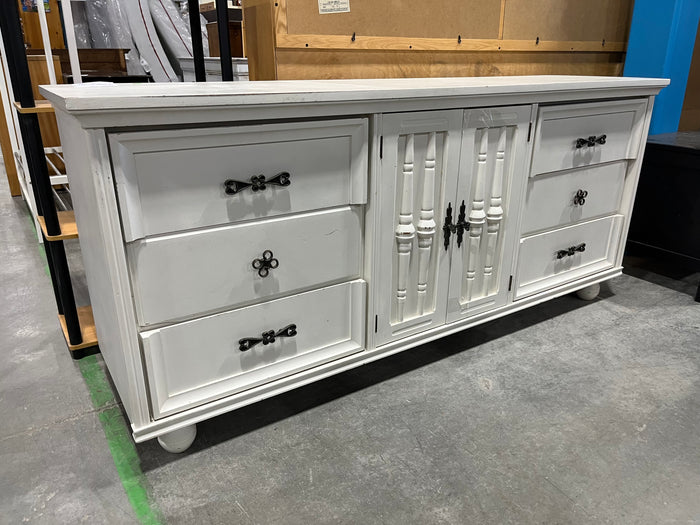 White Upcycled Sideboard