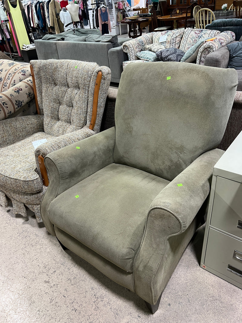 Sage Green Upholstered Armchair