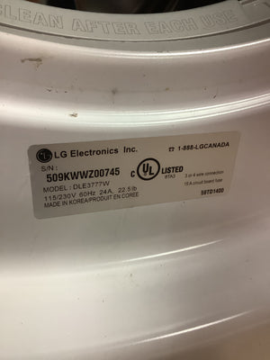 LG Tromm Front-Loading Electric Dryer