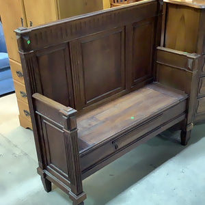 Solid Vintage Entry Bench