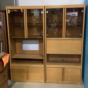Retro Display Cabinet Set