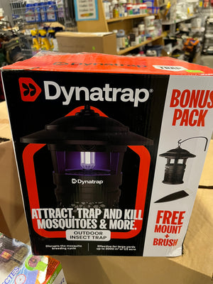 1/2 Acre LED Outdoor Insect Trap with Cleaning Brush and Hook