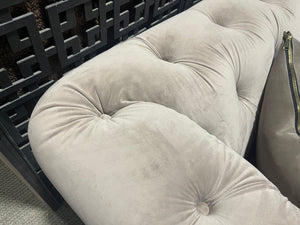 Luxe Tufted Velvet Chesterfield Sofa