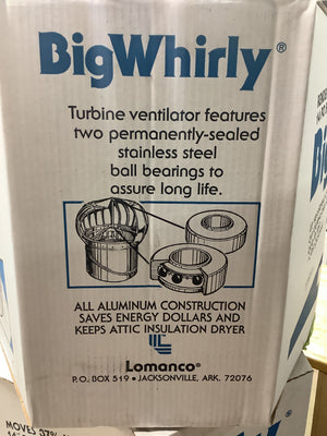 BigWhirly 14" Turbine Ventilator