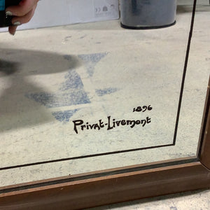 Vintage Art Mirror