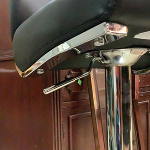 Black and Chrome Barstool