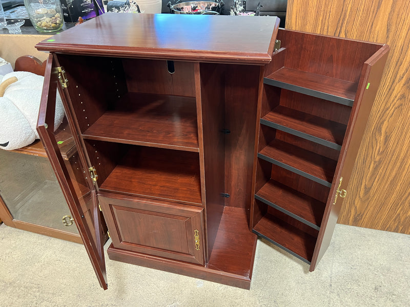 Sauder Heritage Hill Audio Cabinet – Classic Cherry Finish